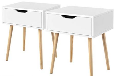 Mesitas de noche madera oscura