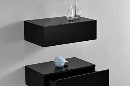 Mesitas de noche negra