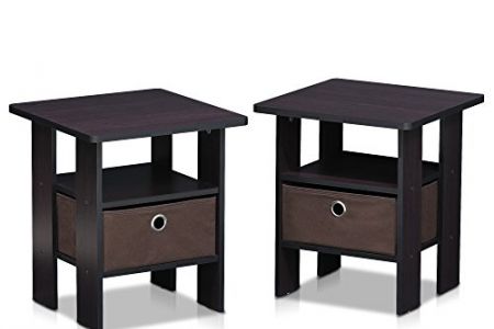 Mesita de noche nogal