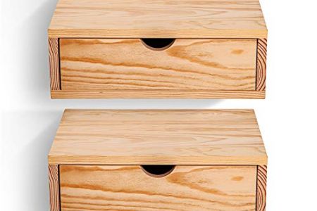 Mesitas de noche pino sin barnizar