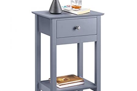 Mesita de noche roja