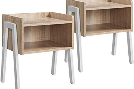 Mesitas de noche rústica