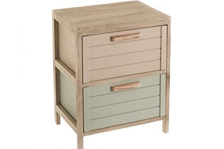 Mesita de noche verde