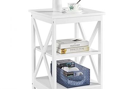 Mesita de noche vintage madera