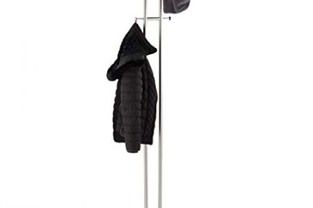 Perchero cromado de pie