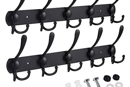 Perchero de pared con tubo