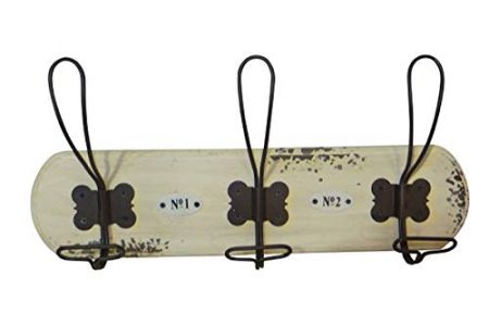 Perchero madera envejecida