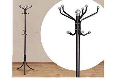 Perchero negro metal