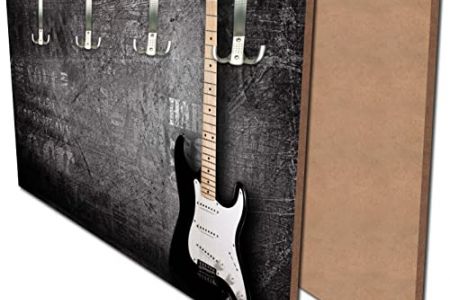 Perchero pared guitarra