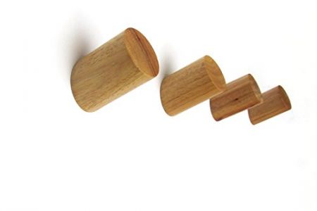 Perchero pared roble