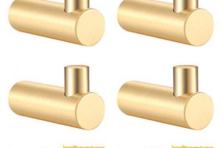 Perchero puerta dorado