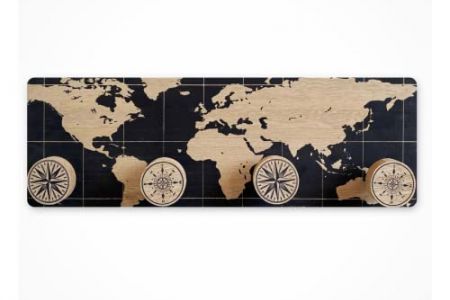 Perchero ropa madera