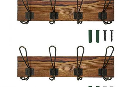 Perchero rústico madera