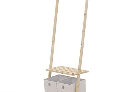 Perchero zapatero madera