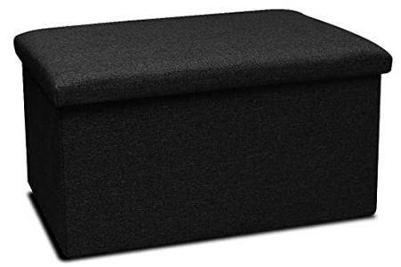 Taburete almacenaje morado