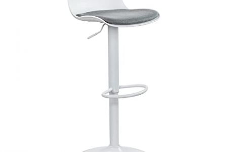 Taburete alto cocina gris
