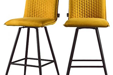 Taburete bar amarillo