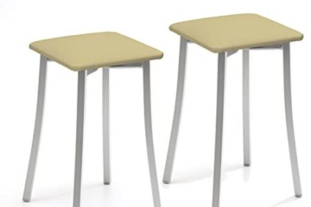 Taburete cocina beige