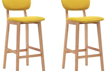Taburete cocina mostaza