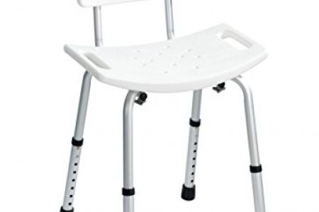 Taburete de baño con respaldo