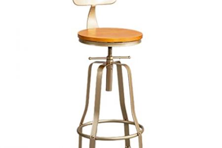 Taburete giratorio madera