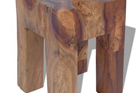 Taburete madera teca