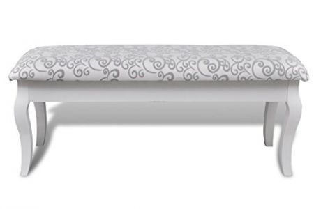 Taburete pie de cama madera