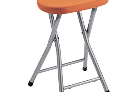 Taburete plegable naranja