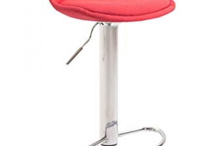 Taburete regulable rojo