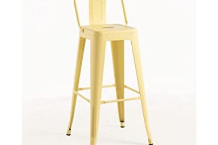 Taburete tolix amarillo