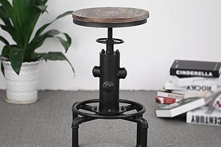 Taburete vintage industrial