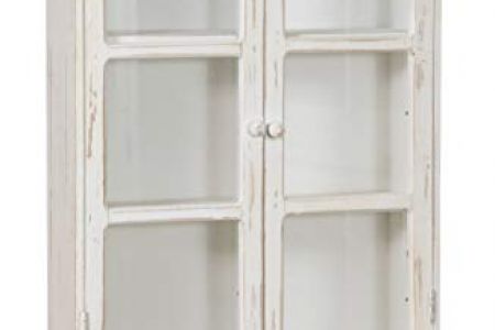 Vitrina blanca madera