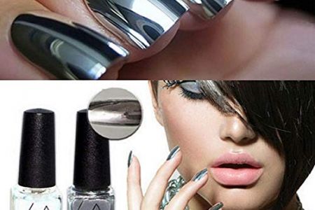 Esmalte de uñas efecto espejo