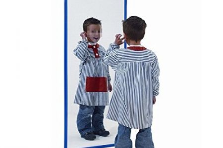 Espejo irrompible para niños pared