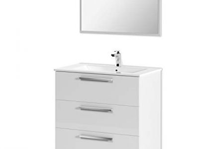 Mueble con espejo baño