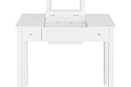 Tocador blanco con espejo