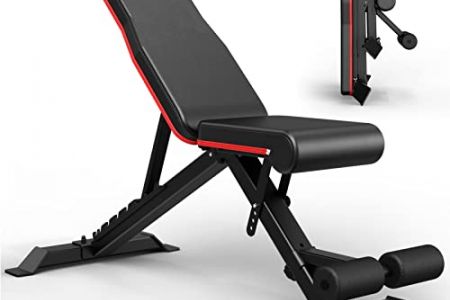 Banco de musculacion con pesas