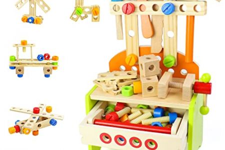 Banco herramientas madera