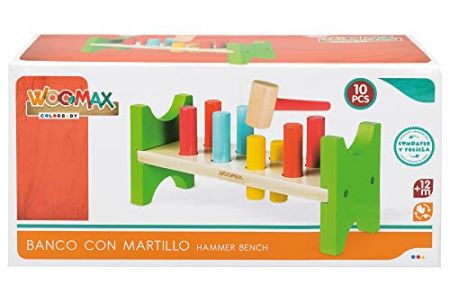 Banco madera niños