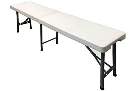 Banco plegable de resina