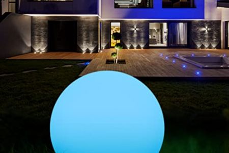 Lampara exterior bola