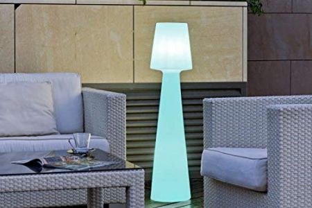 Lampara jardín exterior pie