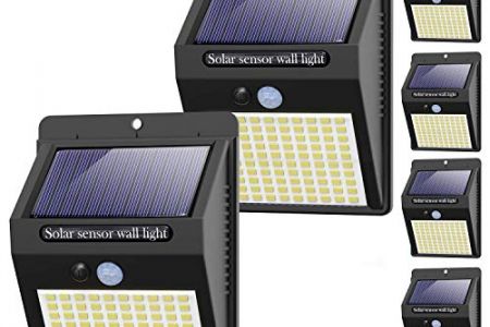 Lampara solar de pared exterior