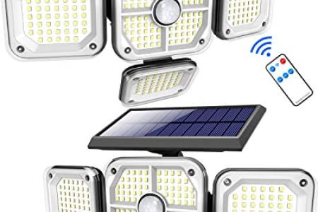 Lampara solar exterior con mando