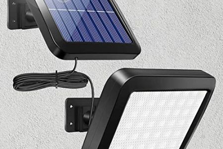 Lampara solar exterior con sensor de movimiento