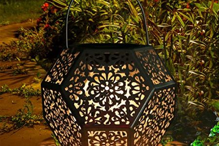 Lampara solar exterior jardín sobremesa