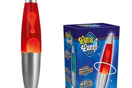 Lampara de lava roja