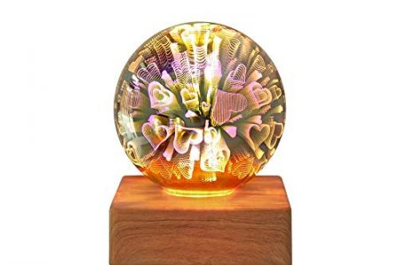 Lamparas de mesa bola de cristal