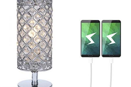 Lampara de mesa cristal