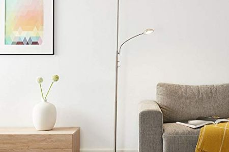 Lampara de pie con brazo de lectura